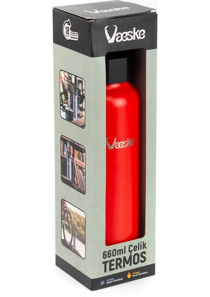 Çelik Termos 660 ml