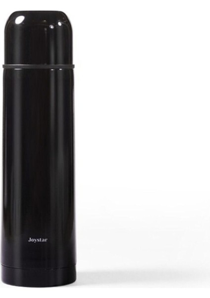 Çift Cidarlı Siyah Termos 500 ml
