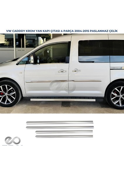 Vw Caddy Krom Yan Kapı Çıtası 4 Parça 2004-2015 P. Çelik