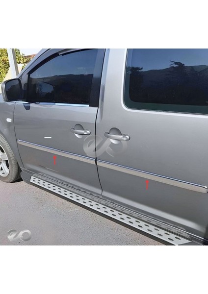 Vw Caddy Krom Yan Kapı Çıtası 4 Parça 2004-2015 P. Çelik