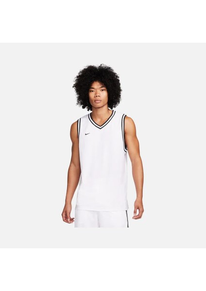 Dna Dri-Fit Basketball Jersey Sleeveless Erkek Beyaz Spor Forma Atlet FQ3707-100