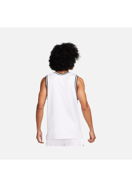 Dna Dri-Fit Basketball Jersey Sleeveless Erkek Beyaz Spor Forma Atlet FQ3707-100