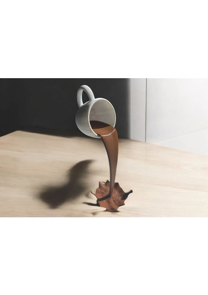 Dökülen Bardak Dekor 3D Baskı modelleri