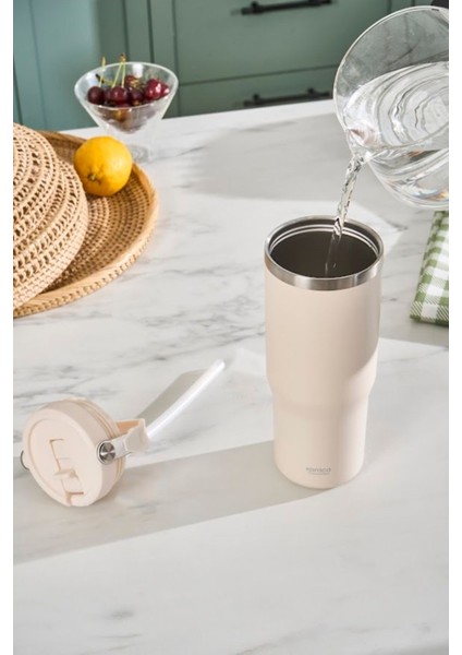Star Ice Çelik Sızdırmaz Termos 860 ml Bej modelleri