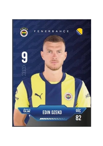 Fenerbahçe - Pulse Futbolcu Kartları 2024/25 - Paket