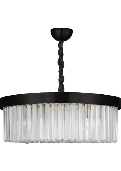 Desina 50'lik Kristal Taşlı Lüks Avize - (Siyah) modelleri