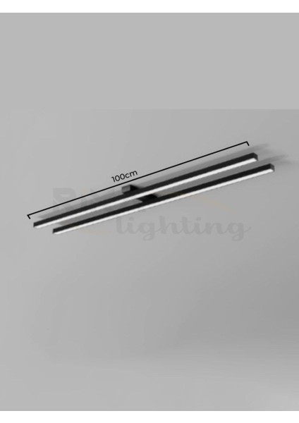 Modern LED Avize - Lineer LED Armatür Lineer Ikili -Linear Beyaz Işık fiyatları