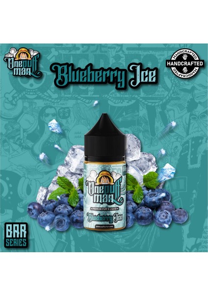Bluebery Ice Salt 30ml - 50mg (%5) Premium Aroma