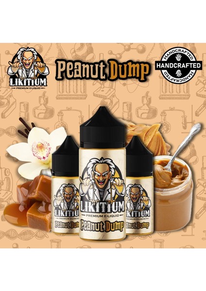 Peanut Dump 30ml-3mg Premium Gıda Aroma
