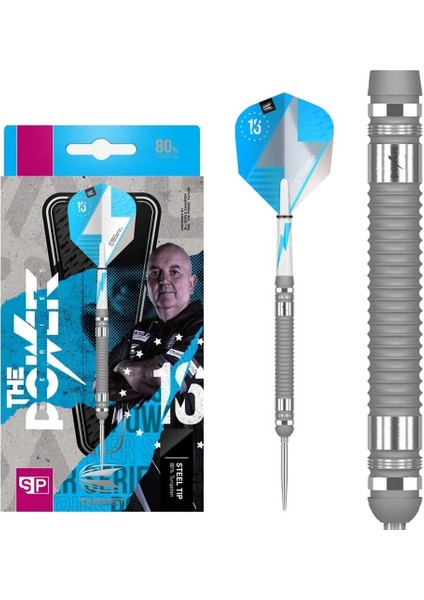 Phil Taylor Power Series Silver % 80 Tungsten Sp Çelik Uçlu Dart Oku fiyatları