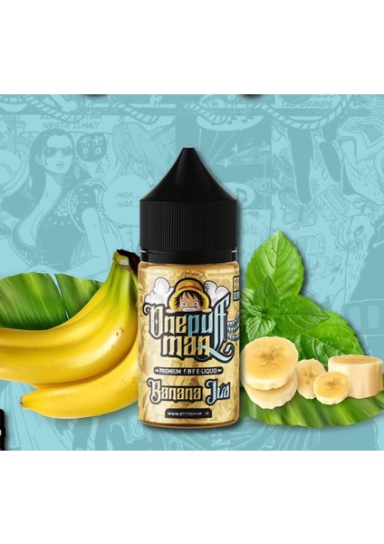 Banana Ice Salt 30ml - 50mg (%5) Premium Aroma