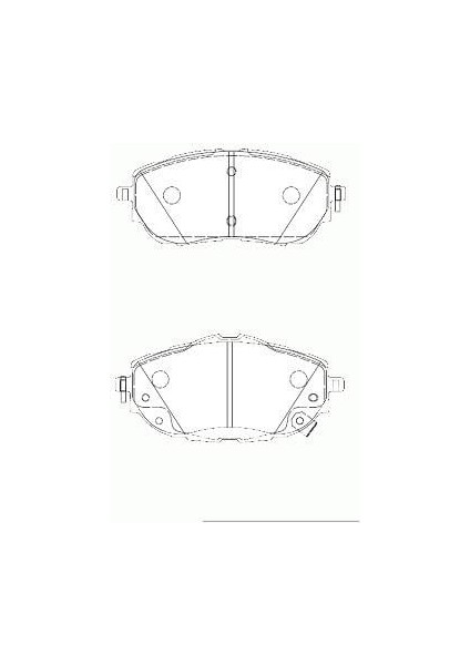 Ön Fren Balata Toyota Aurıs. Corolla 1.33L 1.6l 1nr-Fe 1zr-Fae NRE180 ZRE181 ZRE185 12- / 1.4l 1nd- Ftv NDE180 12-
