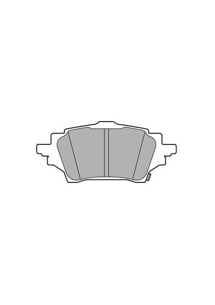 Arka Fren Balata Toyota Corolla 1.6l 1zr-Fae ZRE210 19- / 1.2l 8nr-Fts NRE210 / 1.8l 2zr-Fxe Hybrid ZWE211 19-