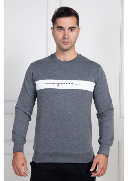 Mecit 2976 Gri Iki Ip Örme Spor Model Erkek Pijama Takımı