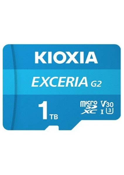 Kıoxıa LMEX2L001TG2 Exceria G2 1 Tb Micro Sd V30 4K