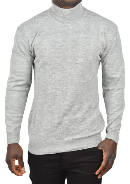 Slim Fit Baklava Desenli Tam Balıkçı Yaka Boğazlı Triko Balıkçı Yaka Kazak 2505507 fırsatları