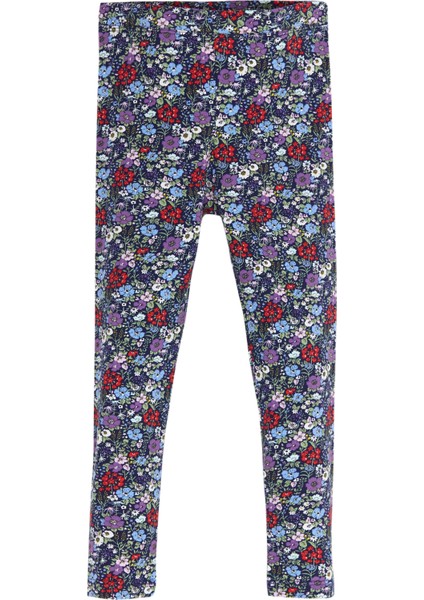 Cottoge Garden Kız Çocuk Yazlık Desenli Tayt