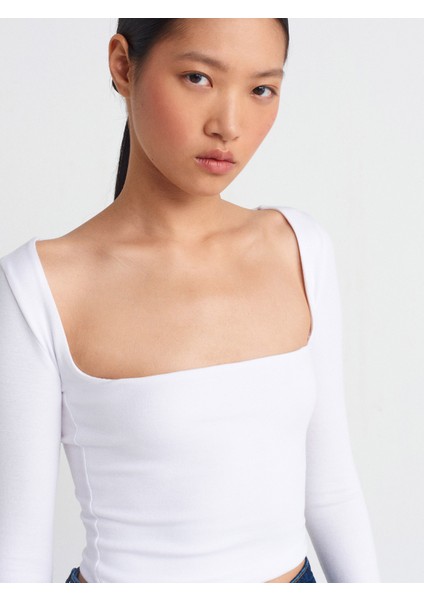 31507 Uzun Kollu Top-Ekru fırsatları