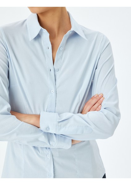 Klasik Yaka Slim Fit Uzun Kollu Gömlek indirimleri