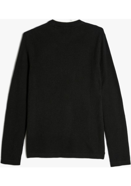 Triko Kazak Basic Bisiklet Yaka Pamuklu Uzun Kollu fiyatları