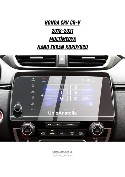 Honda Crv Cr-V 2018 - 2021 Multimedya Nano Ekran Koruyucu