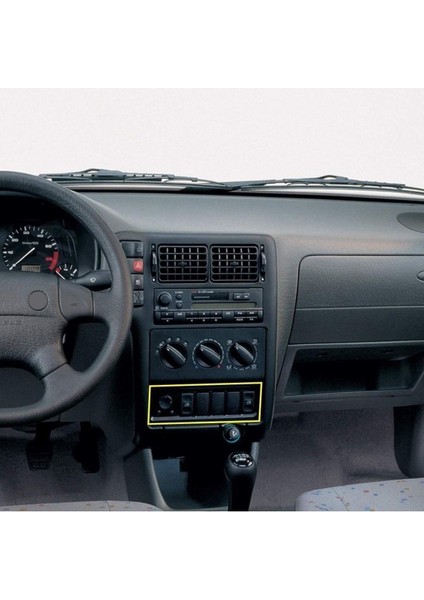 Vw Volkswagen Polo Classic 1996-1999 Uyumlu Torpido Ön Konsol Cam Düğme Yuvası Çerçevesi 6K0857061B fiyatları