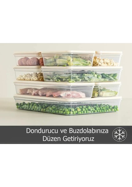 Savlar 6 Adet 2400 ml Buzluk Derin Dondurucu Buzdolabı Düzenleyici Hava Almaz Saklama Kabı fırsatları