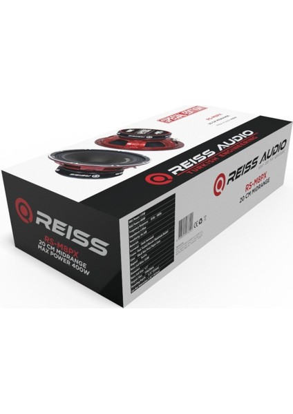 RS-M8PX Pro Çiftli Midrange 20CM 500W 200RMS 2022 New Series fiyatları