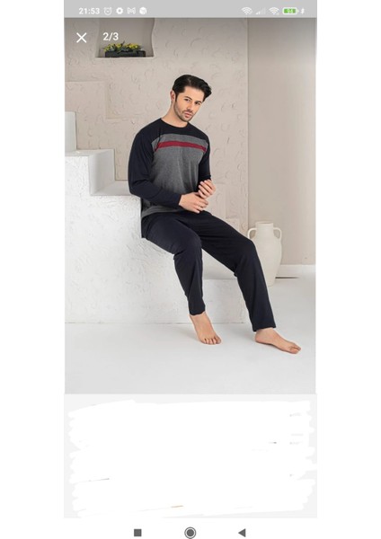 % 100 Pamuklu Penye Uzunkollu Erkek Pijama Takımı fiyatları