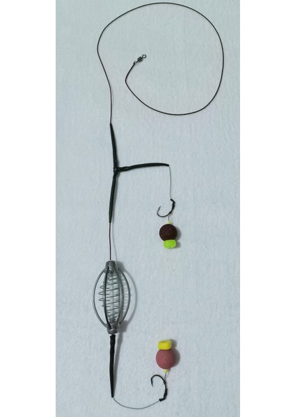 Çift Boili'li Gezer Yaylı Sazan Rig Takımı ( Krill Karides ve Tnt Aromalı Boili )