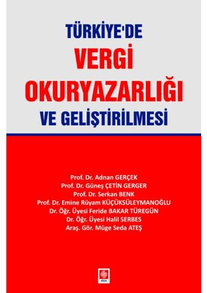 Türkiye'de Vergi Okuryazarlığı ve Geliştirilmesi - Adnan Gerçek