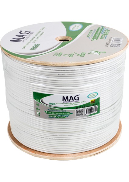 Mini Dual Bitişik 48 Tel Anten Kablosu (300 Metre) (4767) - MCT1201-7533 fiyatları