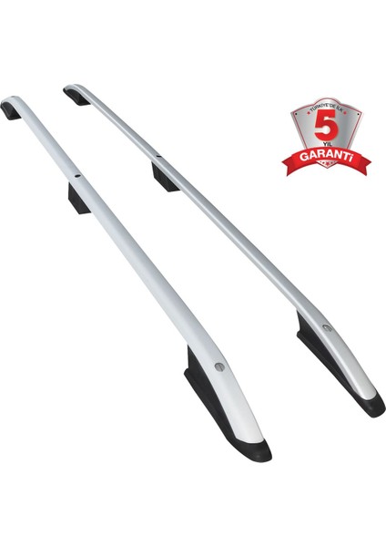 Fiat Fiorino V1 - Citroen Nemo - Peugeout Bipper 2008-2025 Gri Alüminyum Üst Port Bagaj Tavan Çıtas