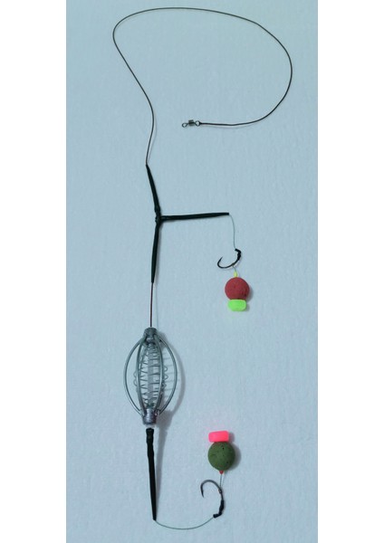 Çift Boili'li Gezer Yaylı Sazan Rig Takımı ( Glm ve Böğürtlen )