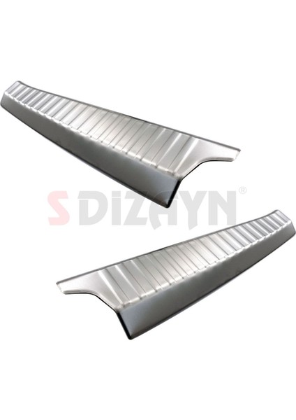 S-Dizayn Renault Clio 5 Krom Bagaj Iç Eşiği 2 PRÇ.2019 ve Üzeri modelleri