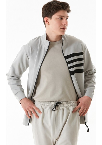 Yanı Şeritli Dik Yaka Sweatshirt fiyatları