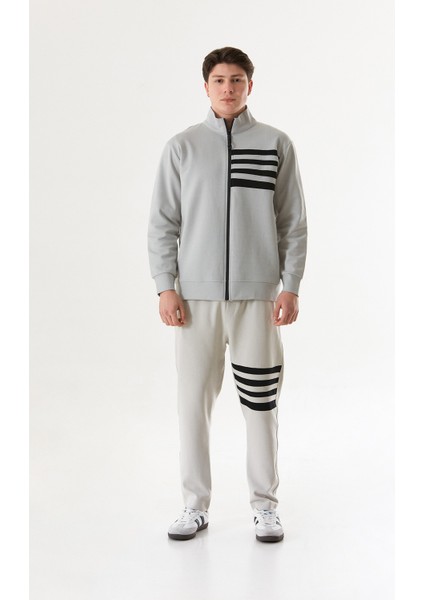 Yanı Şeritli Dik Yaka Sweatshirt fırsatları