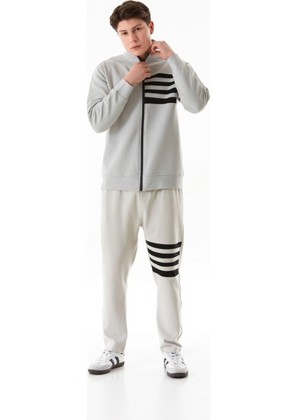 Yanı Şeritli Dik Yaka Sweatshirt indirimleri