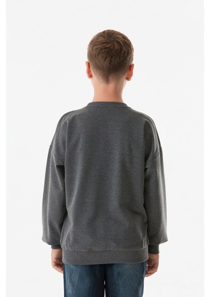 New York City Baskılı Erkek Çocuk Sweatshirt