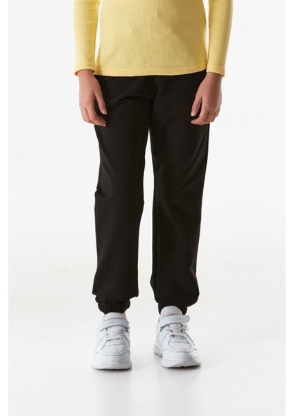 Beli Lastikli Jogger Kız Çocuk Eşofman Altı