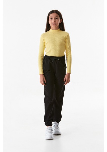 Beli Lastikli Jogger Kız Çocuk Eşofman Altı