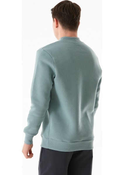 3 Iplik One Step Ahead Baskılı Dik Yaka Sweatshirt indirimleri