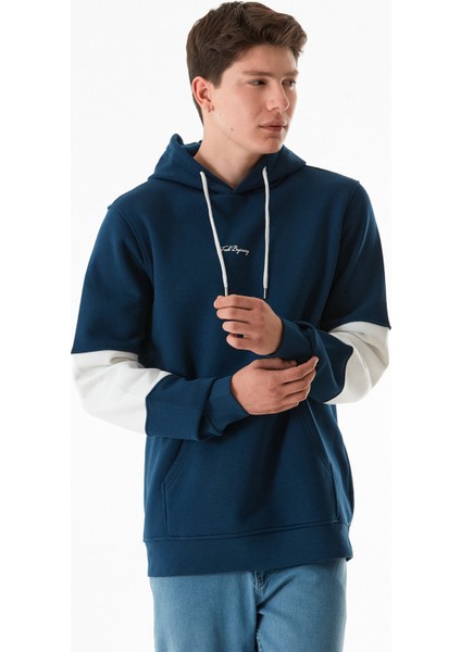 The Good Yazı Baskılı Kanguru Cepli Kapüşonlu Sweatshirt