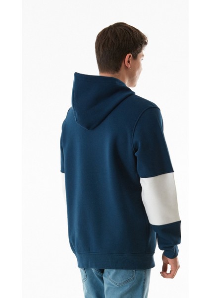 The Good Yazı Baskılı Kanguru Cepli Kapüşonlu Sweatshirt modelleri