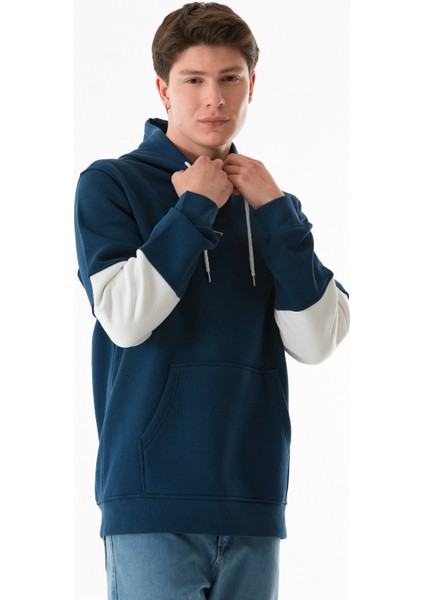 The Good Yazı Baskılı Kanguru Cepli Kapüşonlu Sweatshirt indirimleri