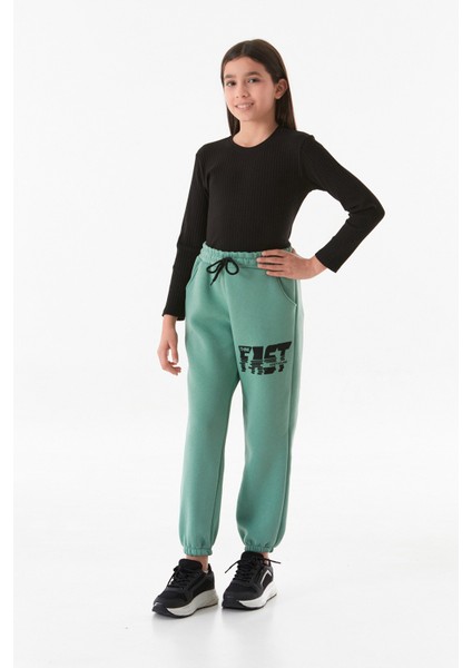 3 Iplik Fast Yazı Baskılı Jogger Unisex Çocuk Eşofman Altı fiyatları