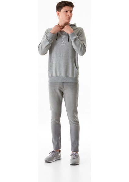 Lonely Yazı Baskılı Kapüşonlu Kanguru Cepli Sweatshirt fırsatları