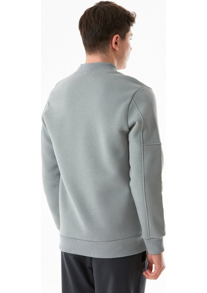 3 Iplik Established Yazı Nakışlı Dik Yaka Sweatshirt fırsatları