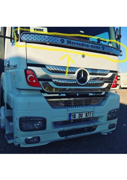 Mercedes Axor Ön Cam Krom Borulu Sineklik