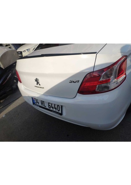 Peugeot 301 Spoiler Anatomik Parlak Siyah Pleksi